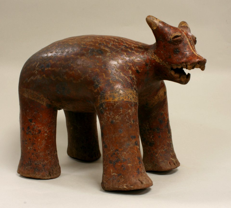 Animal, ceramic figurine from Nayarit, West Mexico 4th-7th C. AD