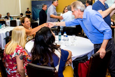 10.12.2019 - Vice-prefeito Idemar Barz participa da reunião-almoço Tá Na Hora com palestra do Badesul - Foto Michel Corvello