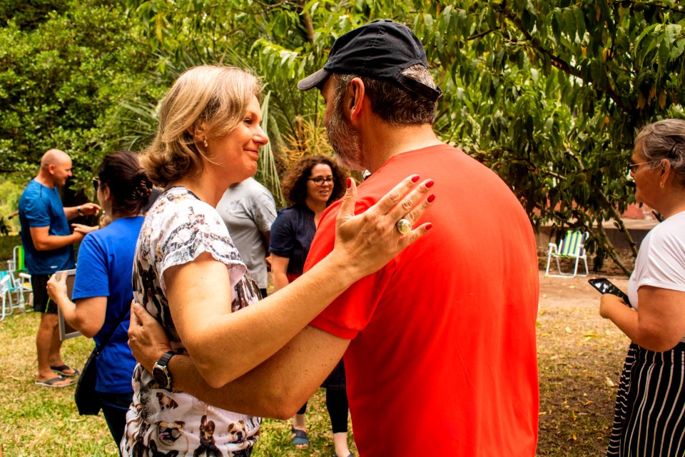 14.12.2019 - Prefeita Paula Mascarenhas prestigia o Café de Chaleira do projeto Remar para o Futuro - Foto Michel Corvello