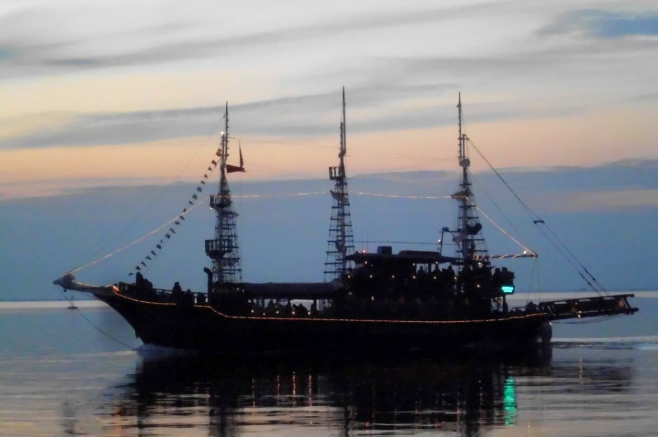 Thessaloniki Bay sunset