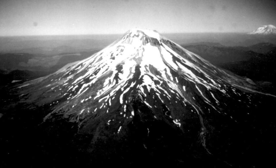#TBT Mount St. Helens north flank at timberline 50 years ago, Skamania County, Washington. August, 1964.