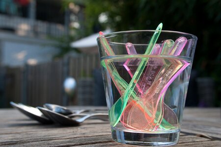 Holiday glass spoons