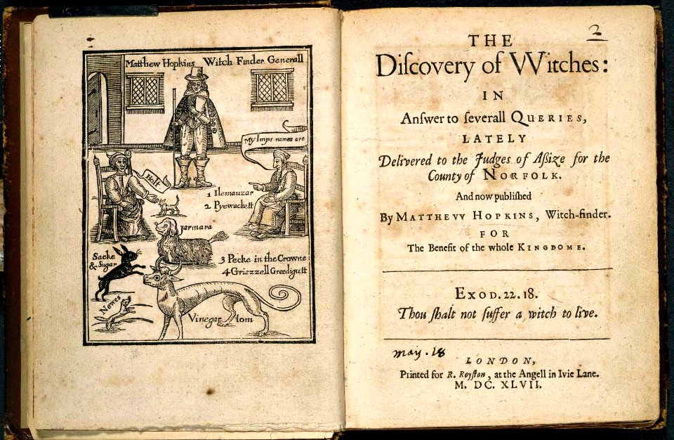 The Discovery of Witches by Mathew Hopkins