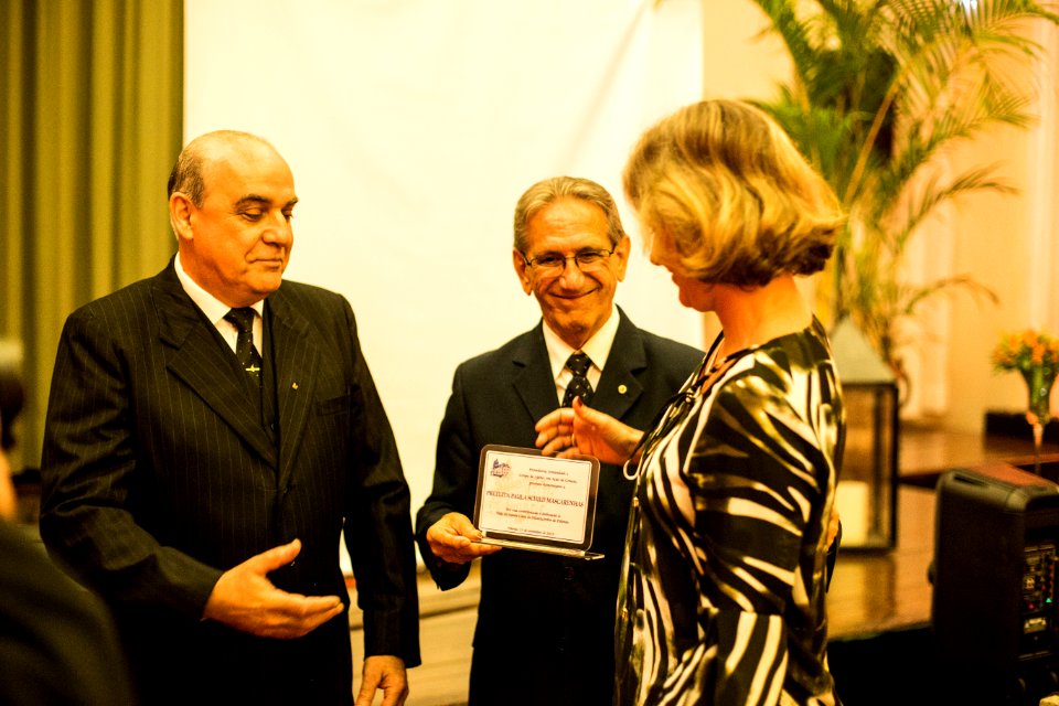 21.11.2019 - Prefeita Paula Mascarenhas é homenageada no Evento ‘A Vida da Santa Casa’  - Foto: Gustavo Vara