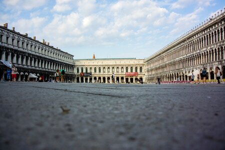 Historically st mark's square venezia