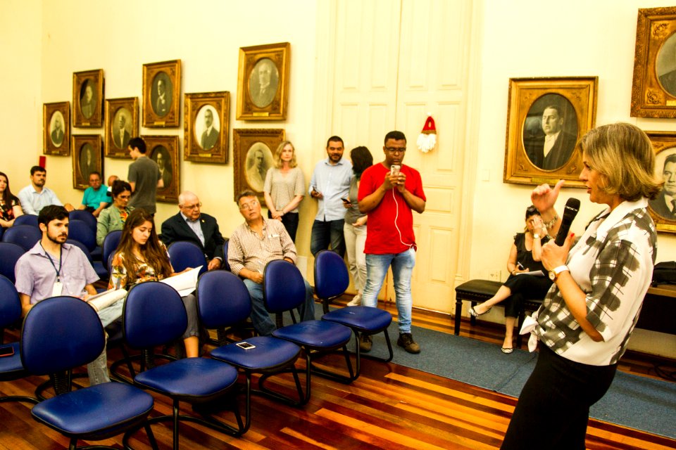 20.11.2019 - Prefeita Paula Mascarenhas realiza coletiva de imprensa para divulgação do plano de obras da Prefeitura #ObraNoBairro Foto: Gustavo Vara
