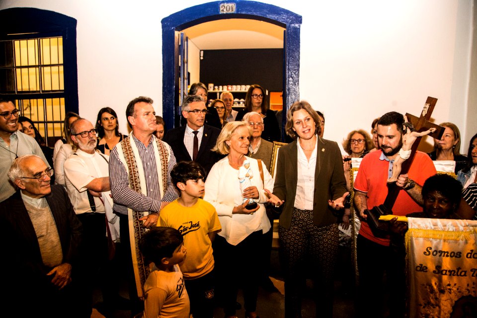 12.11.2019 - Prefeita Paula Mascarenhas participa da missa de ação de graças e inauguração da nova sede do Banco de Alimentos Madre Tereza de Calcutá - Foto: Gustavo Vara