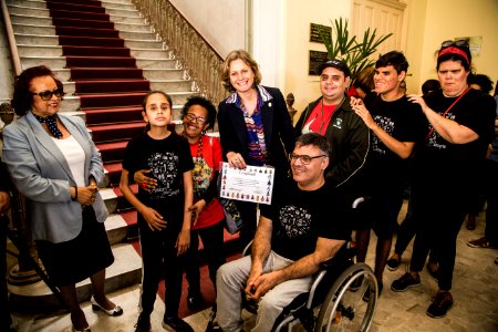 11.11.2019 - Prefeita Paula Mascarenhas participa da abertura da Mostra de Trabalhos Escolares sobre Cultura Afro-indígena - Foto: Gustavo Vara