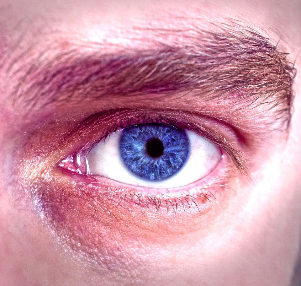 Blue face overview