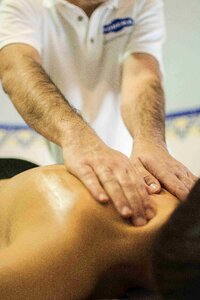 Physiotherapy hands back