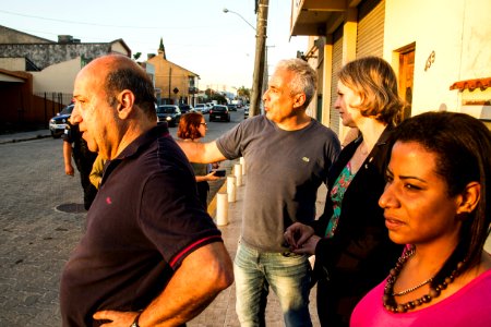 07.11.2019 - Caminhada de entrega da rua Frederico Bastos, no Fragata, requalificada pela SMOP - Foto: Gustavo Vara