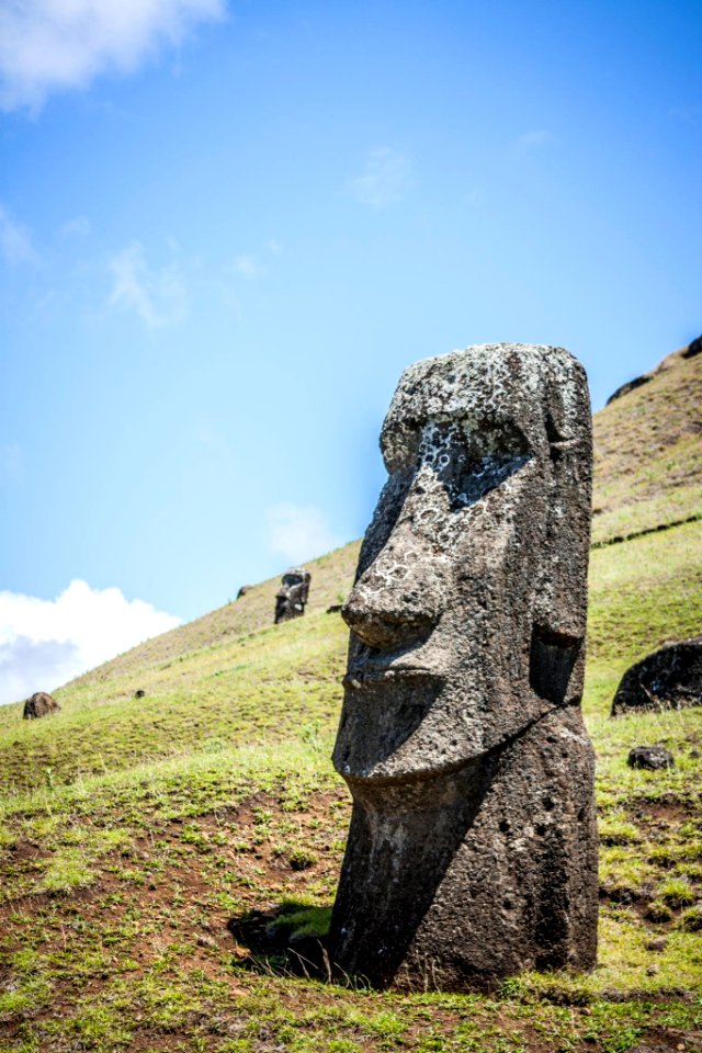 Moai en Rano Raraku