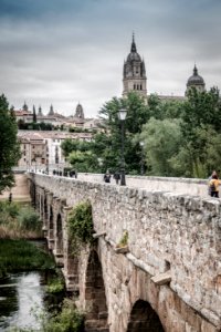 Vista de Salamanca desde el puente romano
