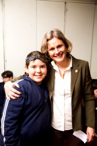 30.10.2019 - Prefeita Paula Mascarenhas visita os alunos dos 4º anos da Escola La Salle - Foto: Gustavo Vara