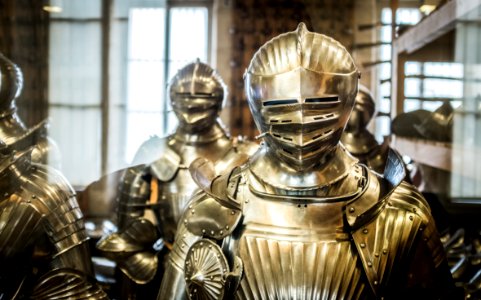 Armaduras en el Musée de l'Armée, Paris.
