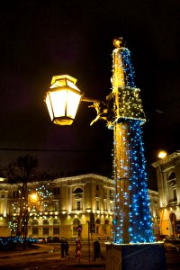 Street lamp in Saint-Petersburg photo