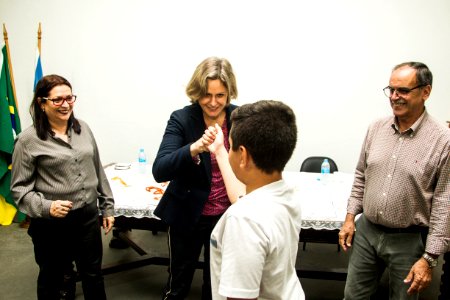 29.10.2019 - Prefeita Paula Mascarenhas realiza a entrega da premiação da olimpíada de Astronomia e Astronáutica - Foto: Gustavo Vara