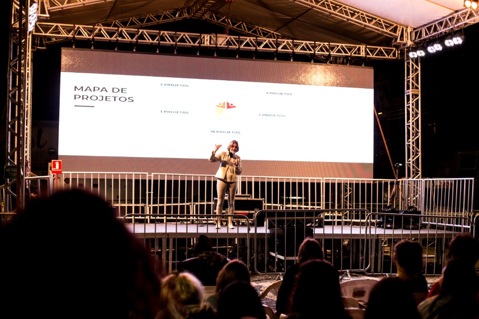 31.10.2019 - Prefeita Paula Mascarenhas apresenta dados no Aulão do Enem do Pacto Pela Paz no Largo Edmar Fetter - Foto: Gustavo Vara