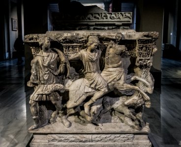 Sarcófago en el Museo Arqueológico de Estambul. photo