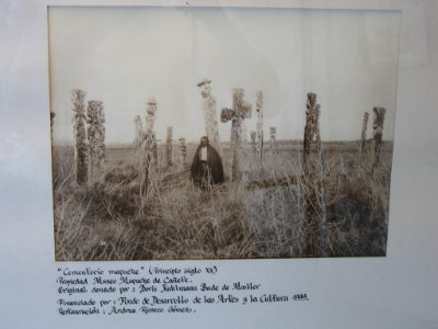 Chemamülles en Museo mapuche de Cañete