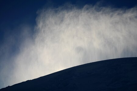 Fog sun backlighting