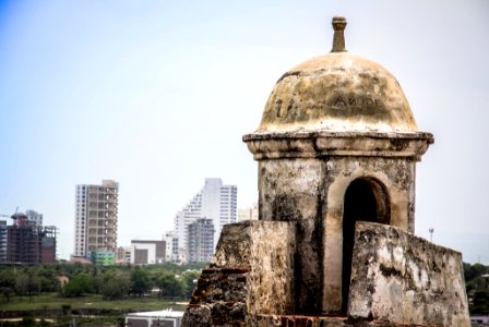 Fragmento del Castillo San Felipe de Barajas (fortaleza militar) photo