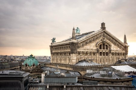 Techo de la Ópera Garnier desde la terraza de Galeries Lafayette