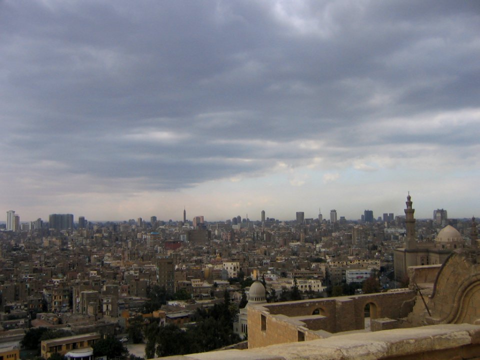 Vista de El Cairo desde la Ciudadela