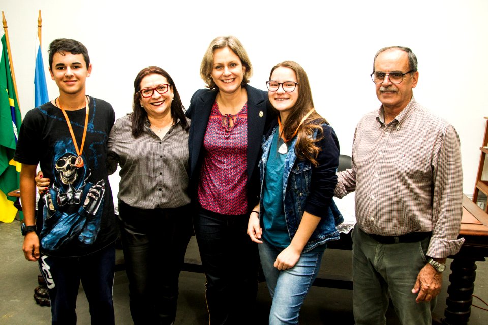 29.10.2019 - Prefeita Paula Mascarenhas realiza a entrega da premiação da olimpíada de Astronomia e Astronáutica - Foto: Gustavo Vara
