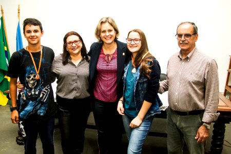 29.10.2019 - Prefeita Paula Mascarenhas realiza a entrega da premiação da olimpíada de Astronomia e Astronáutica - Foto: Gustavo Vara