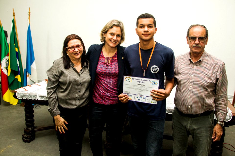 29.10.2019 - Prefeita Paula Mascarenhas realiza a entrega da premiação da olimpíada de Astronomia e Astronáutica - Foto: Gustavo Vara