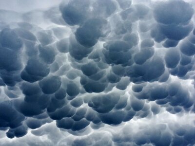 Mammatocumulus eerie storm photo