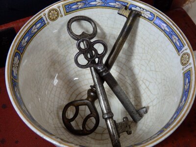 Antique collection gray key