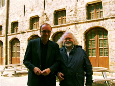 Robert Menasse & Jan Theuninck in Ypres photo