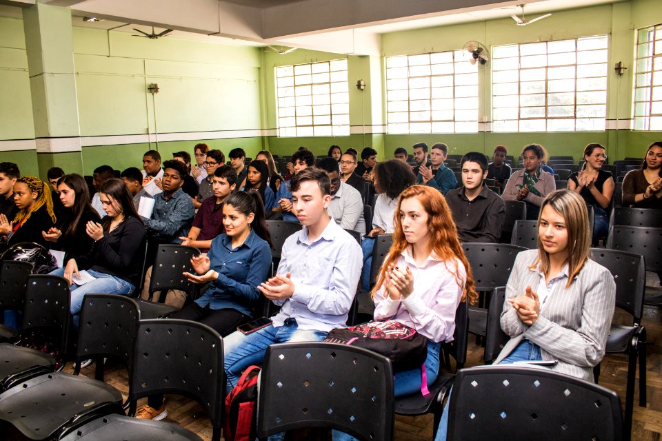 22.10.2019 - Aula do Start no colégio Pelotense - Foto Michel Corvello