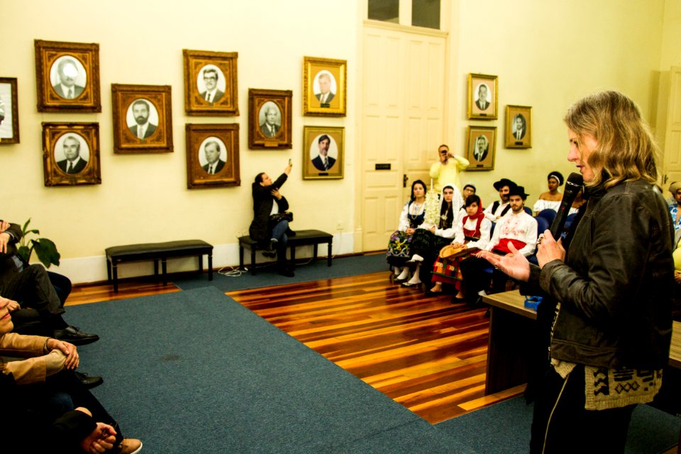 16.10.2019 - Prefeita Paula Mascarenhas realiza a abertura oficial do 4º Fifap e recepção aos 50 artistas participantes - Foto: Gustavo Vara