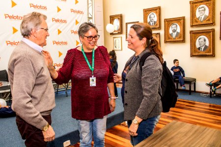 22.10.2019 - Vice-prefeito Idemar Barz recebe visita das crianças da Escola Lar de Jesus - Foto Michel Corvello