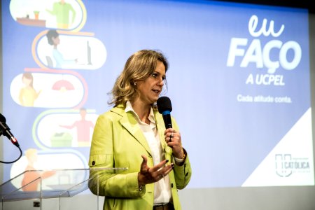 10.10.2019 - Prefeita Paula Mascarenhas participa do evento Cenários, Expectativas e Oportunidades, na UCPEL - Foto: Gustavo Vara