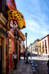 Tienda de «alebrijes», en Oaxaca de Juárez