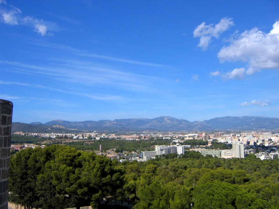 Vista de Palma de Mallorca desde el Castillo de Bellver