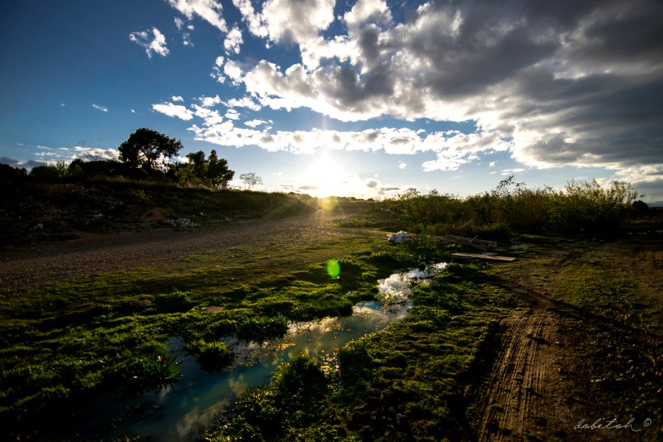 The water that nourish the field photo