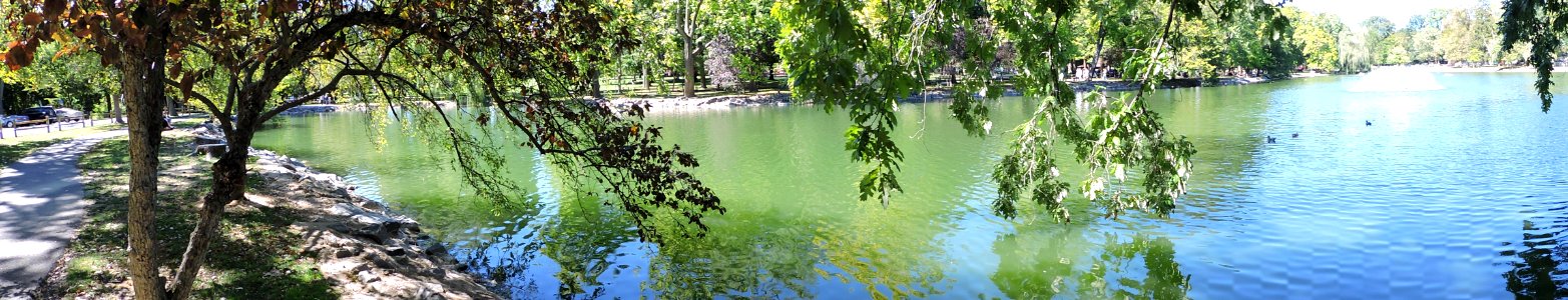 Long's Park pond panorama