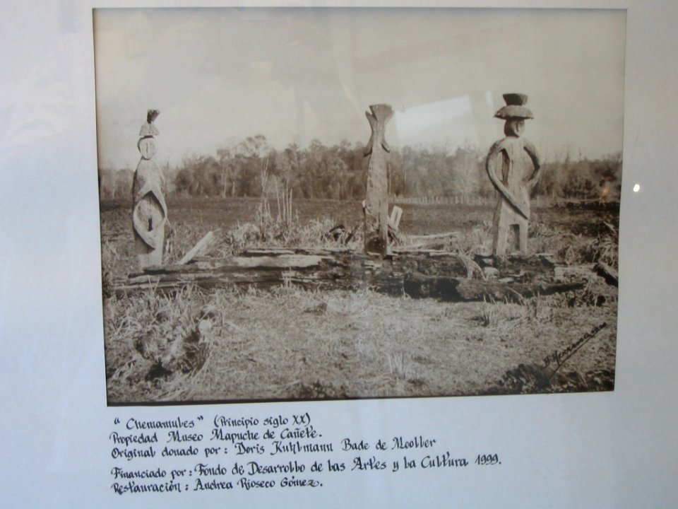 Chemamülles en fotografía de Museo mapuche