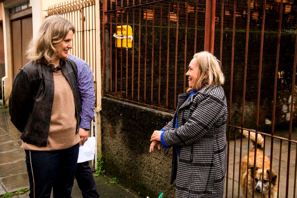 04.10.2019 - Prefeita Paula Mascarenhas vistoria sistema de drenagem na Casa de Bomba Anglo e obra na rua Gomes Carneiro - Foto: Gustavo Vara