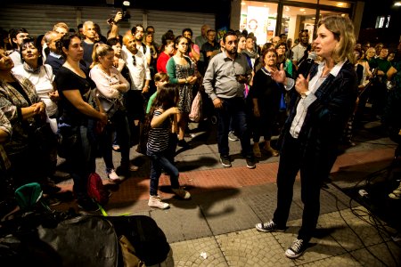 30.09.2019 - Prefeita Paula Mascarenhas e o vice Idemar Barz na caminhada de entrega do Calçadão da rua Andrade Neves - Foto: Gustavo Vara