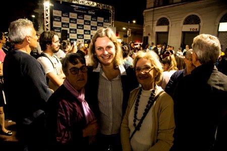 30.09.2019 - Prefeita Paula Mascarenhas e o vice Idemar Barz na caminhada de entrega do Calçadão da rua Andrade Neves - Foto: Gustavo Vara