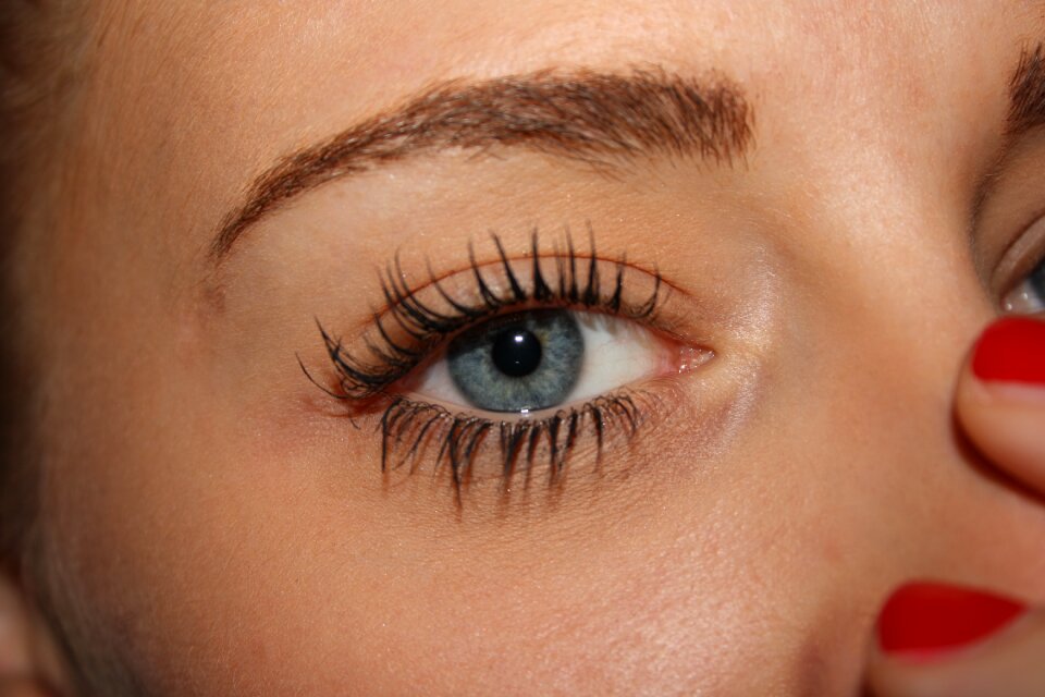 Melted make up eyelashes