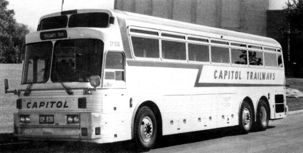 Capitol Trailways (defunked) 1969  Bus & Car  Model 05