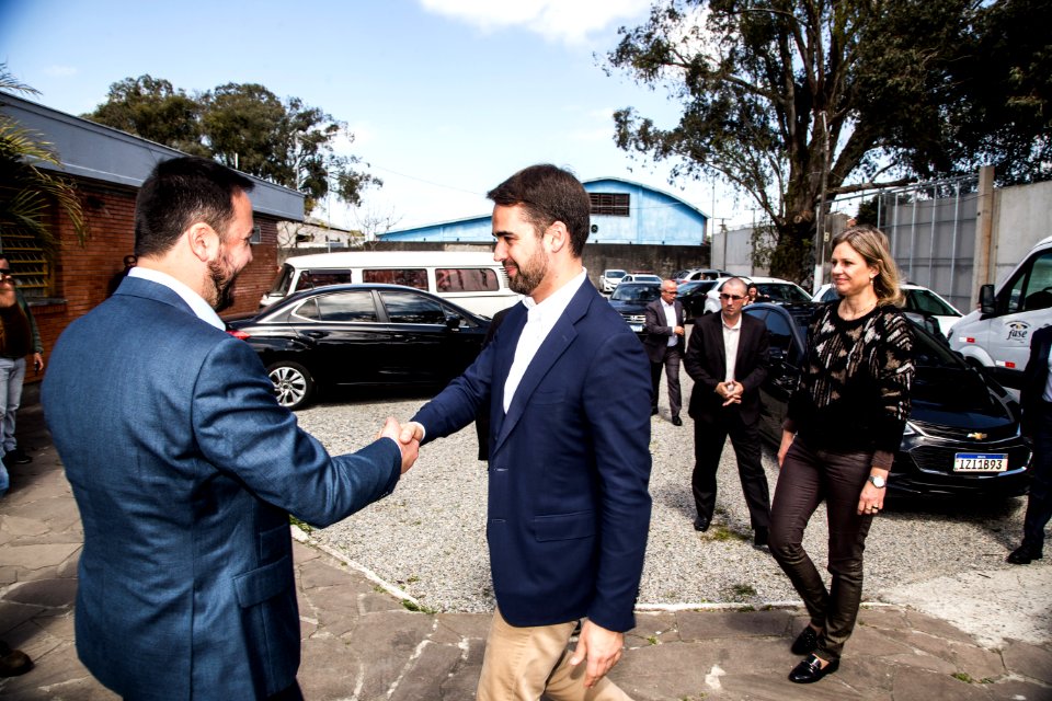 25.09.2019 - Prefeita Paula Mascarenhas e o Governador Eduardo Leite  reslizam a Inauguração do módulo escolar da EEEM Dom Antônio Zattera, no Case Pelotas - Foto: Gustavo Vara