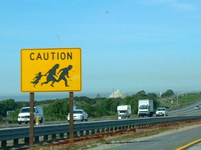 Caution fleeing family